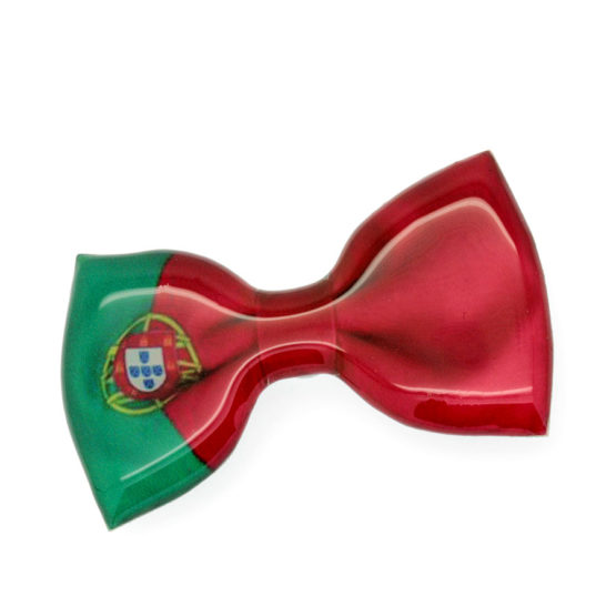 Íman bandeira de Portugal em laço
