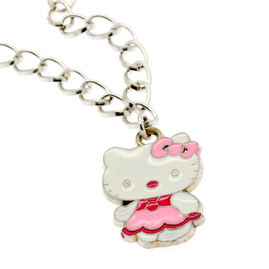 Colar Hello Kitty rosa