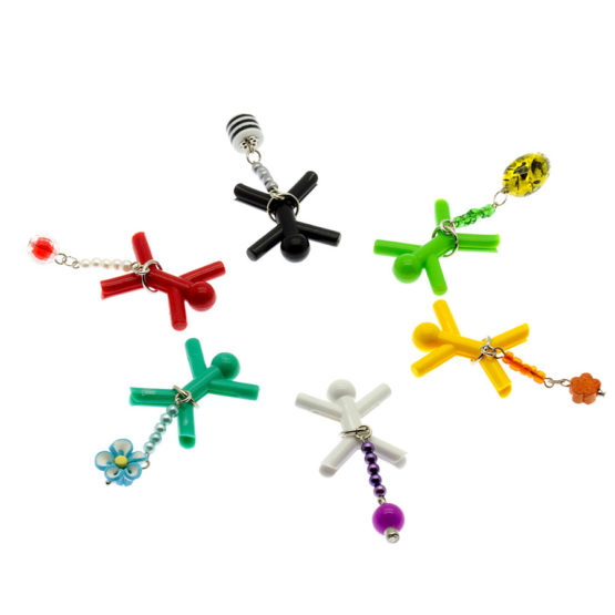 Marcadores de copos bonecos