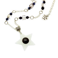 Colar com estrela brilhante