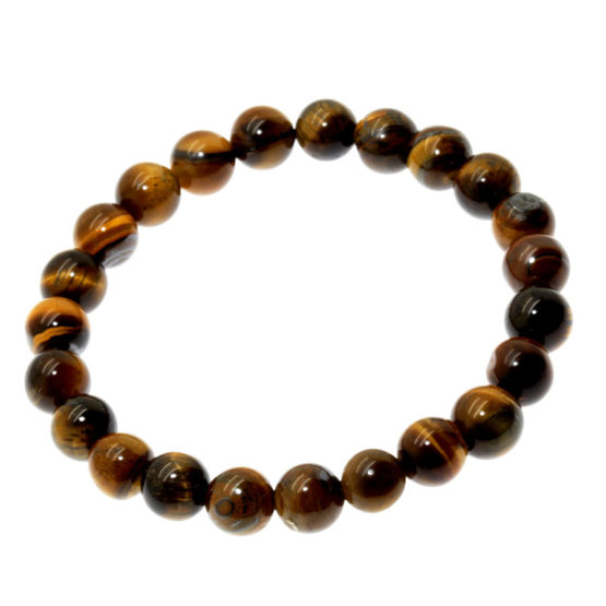 Pulseira pedras naturais olho-de-tigre