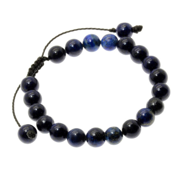 Pulseira Tibetana pedra natural Lápis-Lazuli
