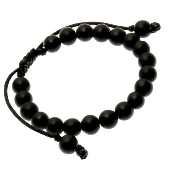 Pulseira Tibetana pedra natural Ónix Mate