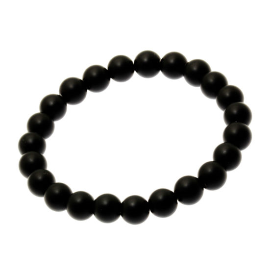 Pulseira pedras naturais Ónix mate