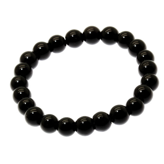 Pulseira pedras naturais Ónix brilho