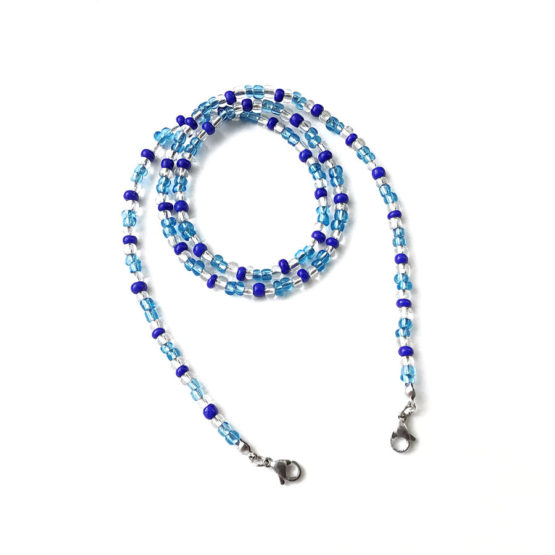 Fita para máscaras - azul claro e escuro
